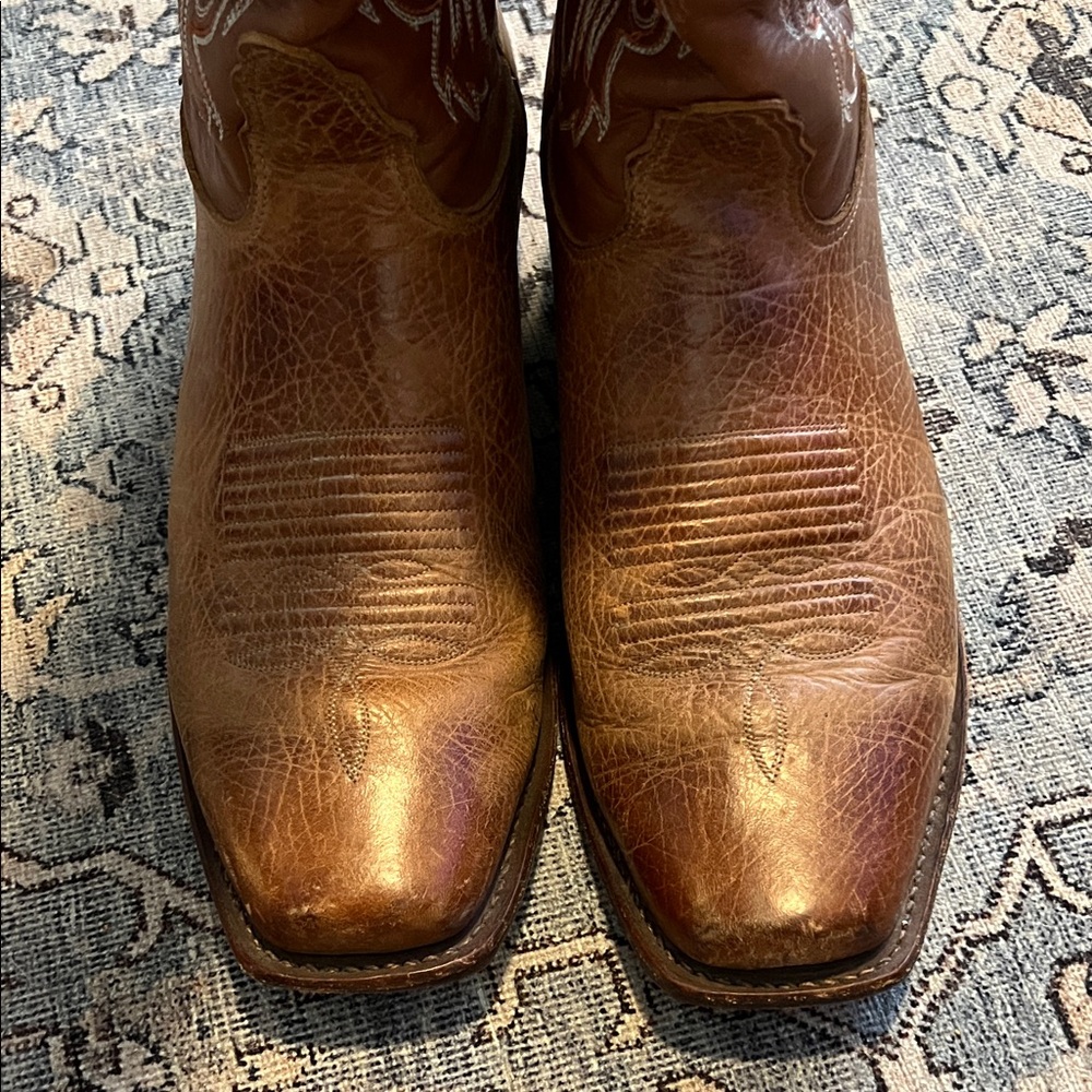 Nocona Boots Brown Leather Cowboy Boots